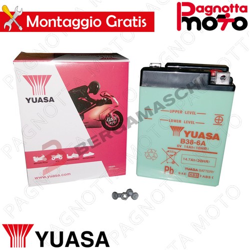 Batteria yuasa b38 moto - batteria,
