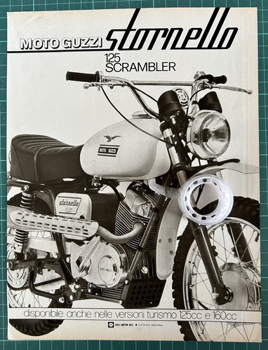 Rara pubblicità moto guzzi - rara,